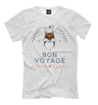 Мужская футболка Fox traveler