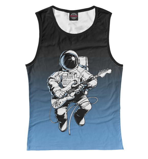 Майка для девочки с изображением Space rock цвета Белый