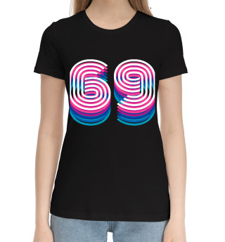 Хлопковая футболка для девочек 69