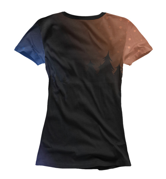 Женская футболка с изображением Brawl Stars Crow - Снежный цвета Белый