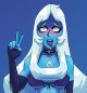 Женская футболка Blue Ahegao