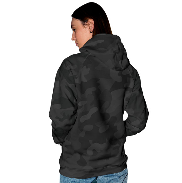 Женское худи с изображением ФСБ цвета Белый