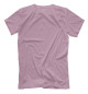 Мужская футболка Хулиганистый котик (розовый фон)