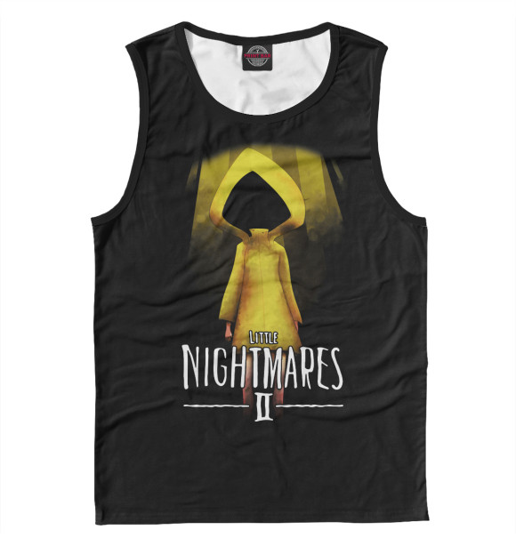 Майка для мальчика с притом Little Nightmares цвета Белый Майка для мальчика с изображением Little Nightmares цвета Белый
