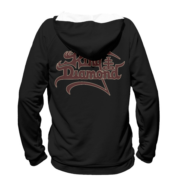 Женское худи с изображением King Diamond цвета Белый