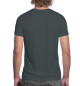 Мужская футболка Корги на тёмно-зелёном фоне