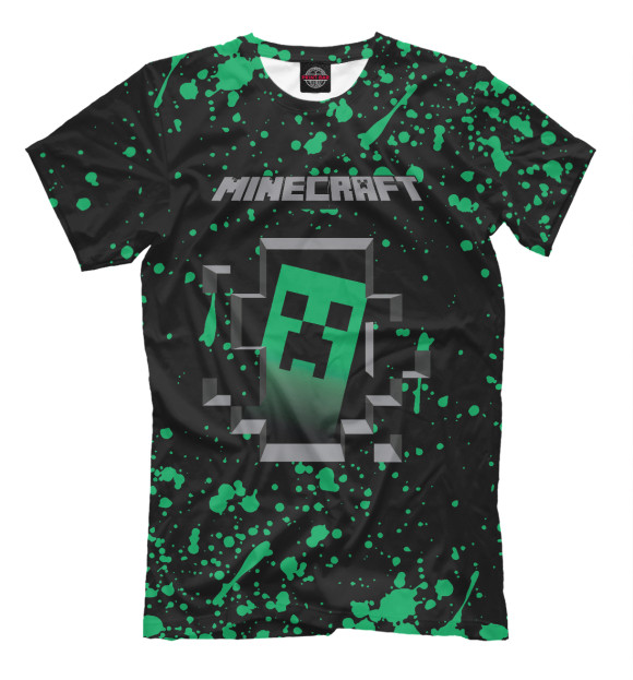 Футболка для мальчиков с изображением Minecraft цвета Белый