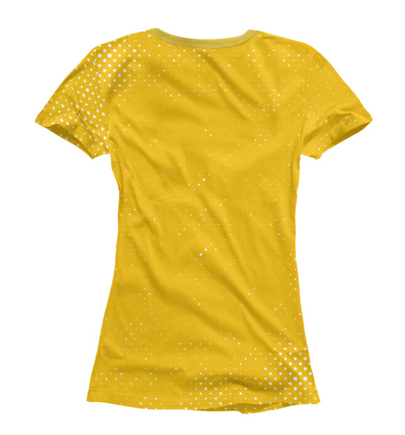 Женская футболка с изображением ФНФ - Девушка | Гранж цвета Белый