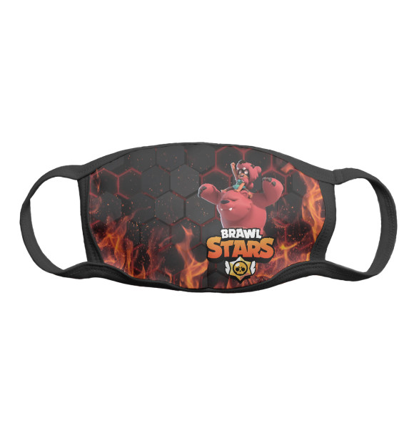 Маска тканевая с изображением Brawl Stars Nita цвета Белый