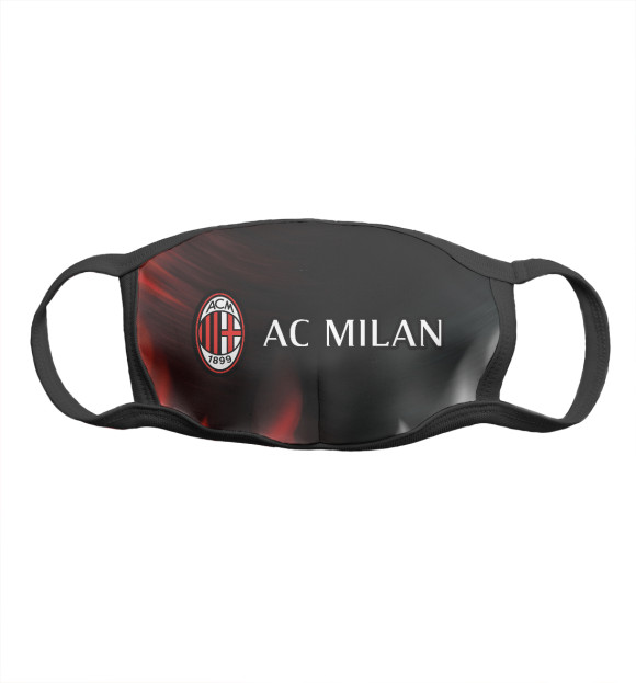 Маска тканевая с изображением AC Milan / Милан цвета Белый