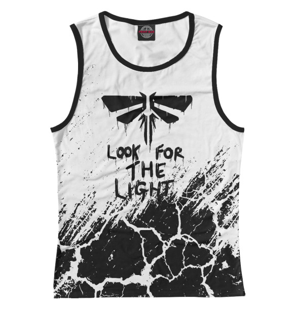 Майка для девочки с изображением The Last of Us цвета Белый