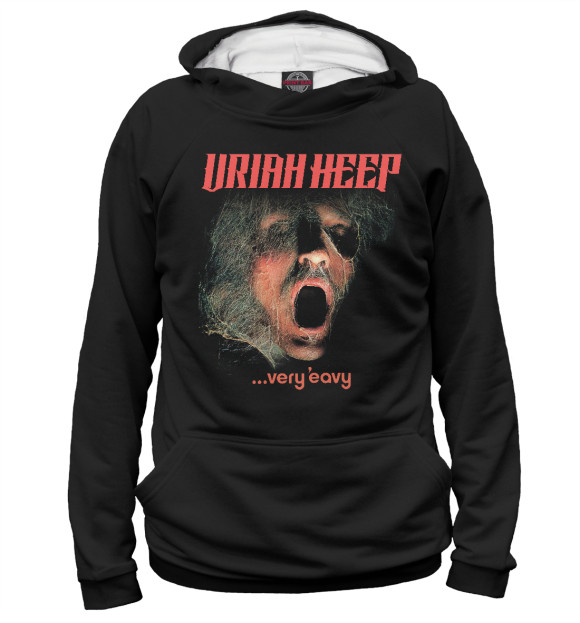 Женское худи с изображением Uriah Heep цвета Белый