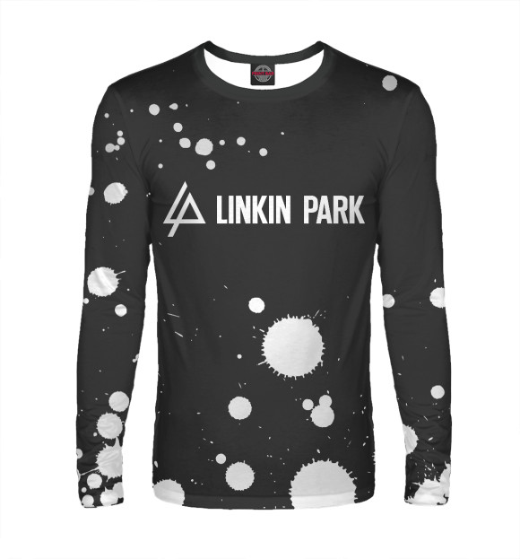 Мужской лонгслив с изображением Linkin Park / Линкин Парк цвета Белый