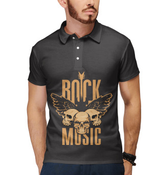 Мужское поло Rock Music