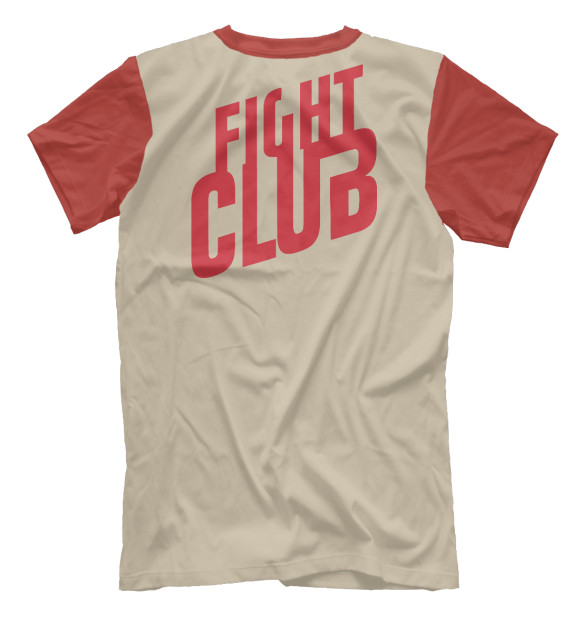 Мужская футболка с изображением Fight Club цвета Белый