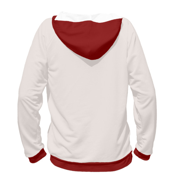 Женское худи с изображением Свобода или смерть - валькнут на груди цвета Белый