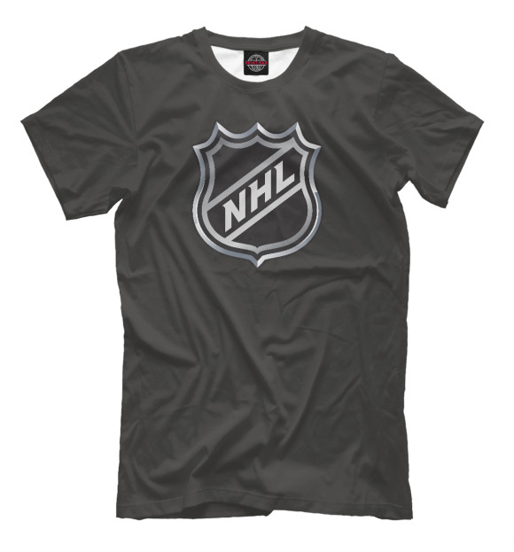 Мужская футболка с изображением НХЛ цвета Белый