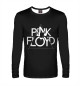 Мужской лонгслив Pink Floyd белый логотип