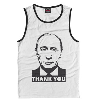 Мужская майка Putin - Thank You