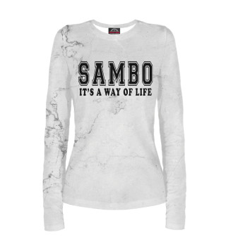 Лонгслив для девочки Sambo It's way of life