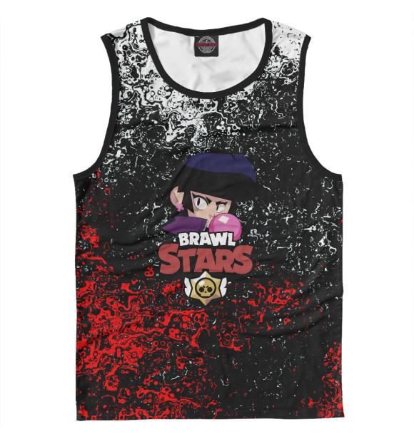 Майка для мальчика с изображением Brawl Stars Bibi цвета Белый