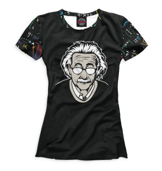 Женская футболка Альберт Эйнштейн