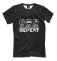 Футболка для мальчиков Eat Sleep Work Repeat