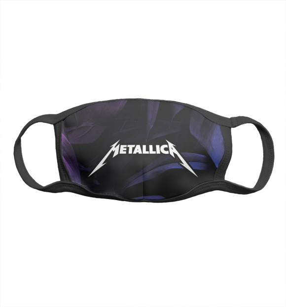 Маска тканевая с изображением Metallica Neon Monstera цвета Белый