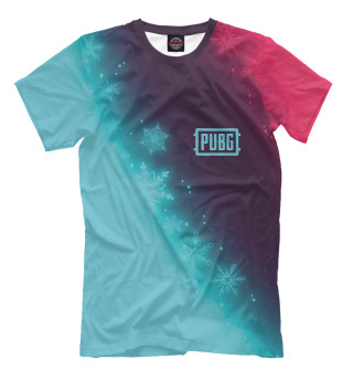Мужская футболка PUBG - Зимний