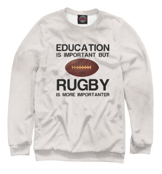 Мужской свитшот Education and rugby