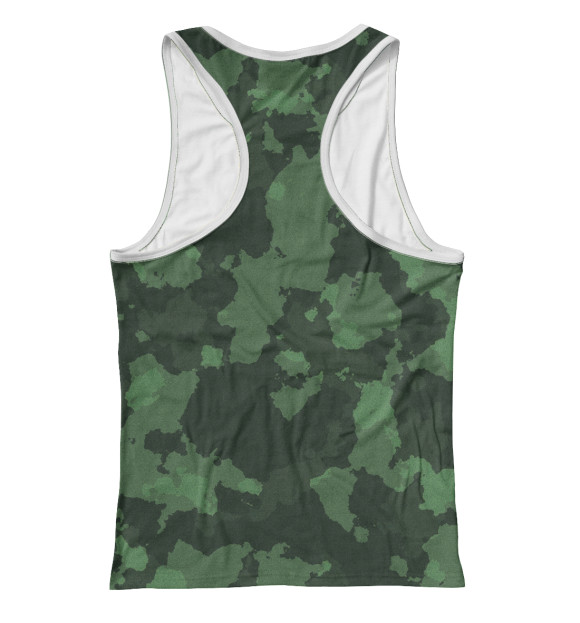 Женская майка-борцовка с изображением Внутренние войска цвета Белый