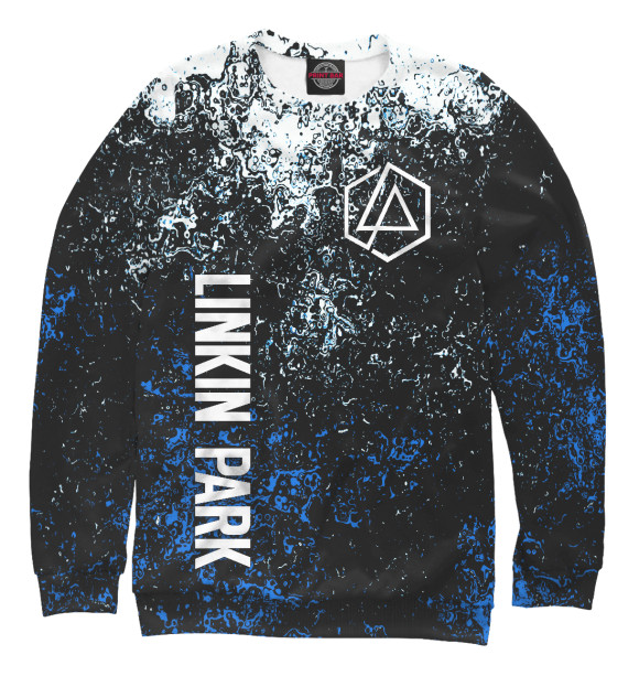 Свитшот для девочек с изображением Linkin Park | Линкин Парк цвета Белый
