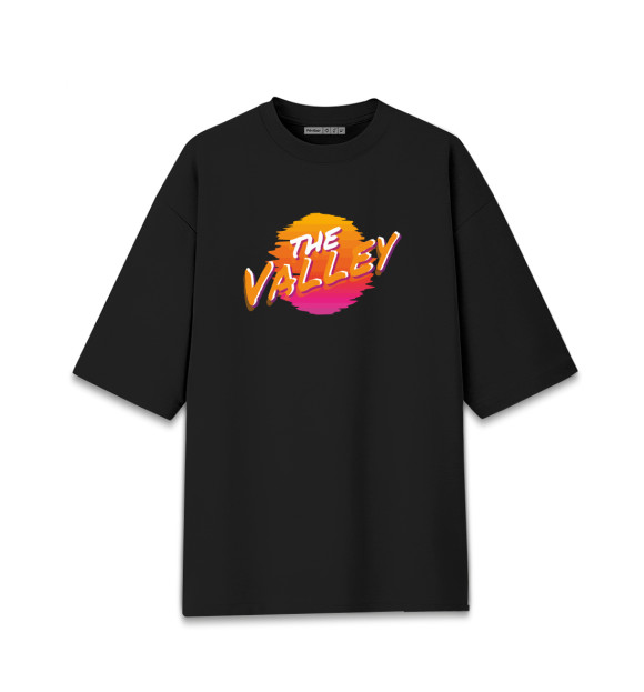 Женская футболка оверсайз с изображением Suns - The Valley цвета Черный