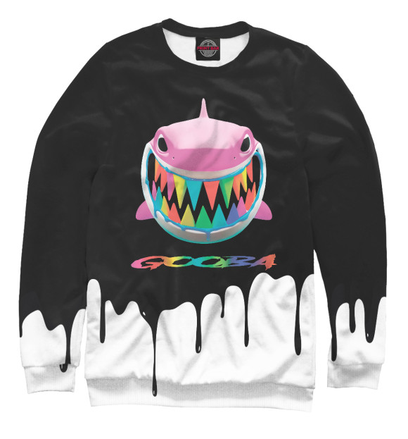 Женский свитшот с изображением 6ix9ine цвета Белый