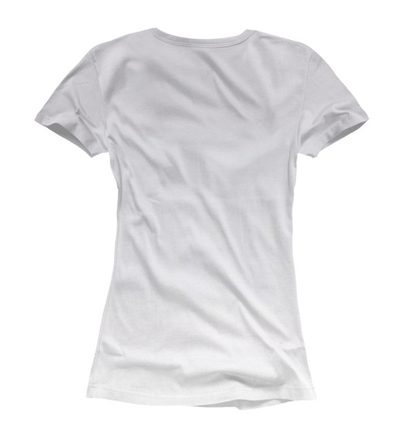Женская футболка с изображением Этот глупый свин цвета Белый