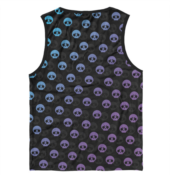 Мужская майка с изображением Brawl Stars Crow цвета Белый