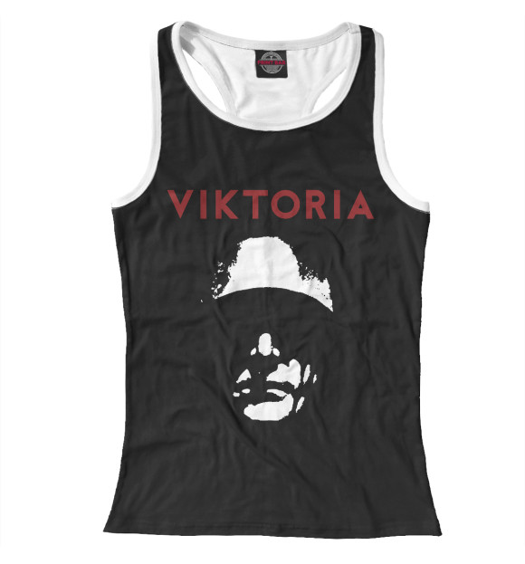 Женская майка-борцовка с изображением Marduk цвета Белый