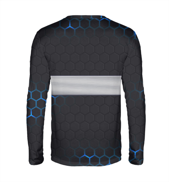 Мужской лонгслив с изображением Валера всегда прав цвета Белый