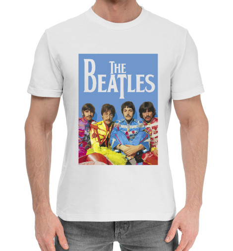 футболки print bar the beatles Хлопковые футболки Print Bar The Beatles
