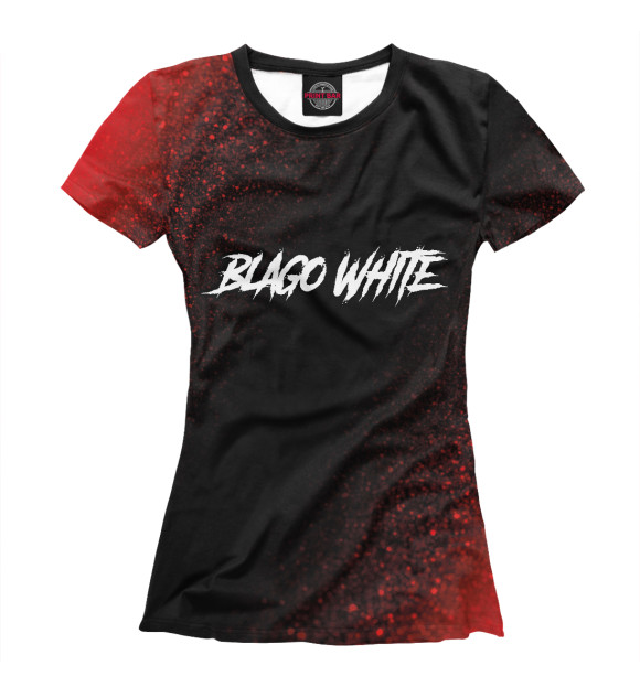 Футболка для девочек с изображением Blago White цвета Белый