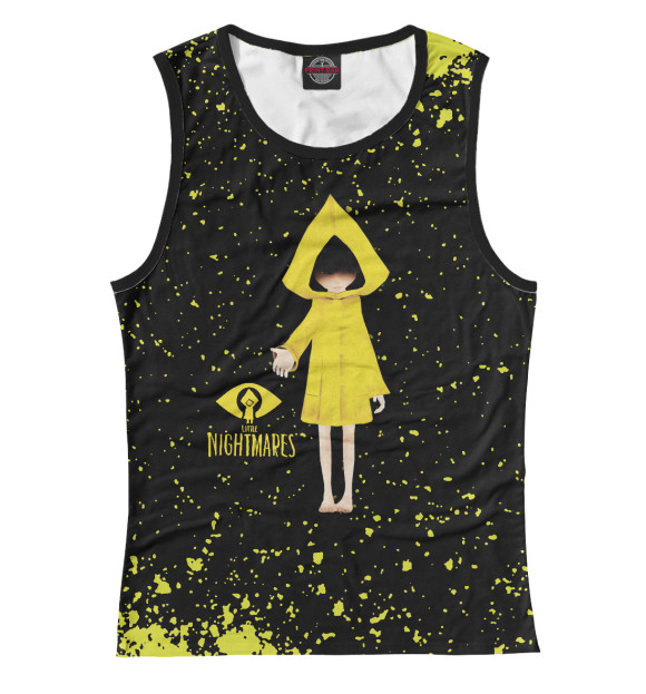 Майка для девочки с изображением Little Nightmares Sixth цвета Белый