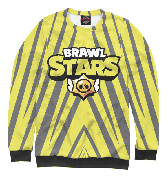 Свитшот для девочек с изображением Brawl Stars цвета Белый