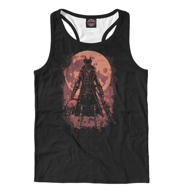 Мужская майка-борцовка с изображением Bloodborne цвета Белый