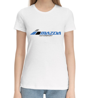 Хлопковая футболка для девочек Mazda motorsport