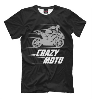 Мужская футболка Crazy Moto