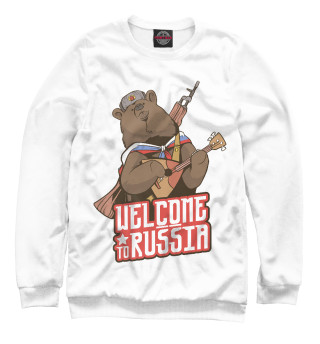 Свитшот для девочек Welcome to Russia