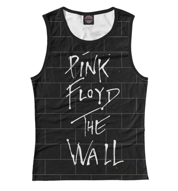 Женская майка с изображением Pink Floyd цвета Белый
