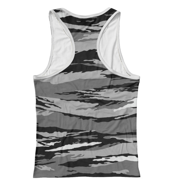 Женская майка-борцовка с изображением Внутренние войска цвета Белый