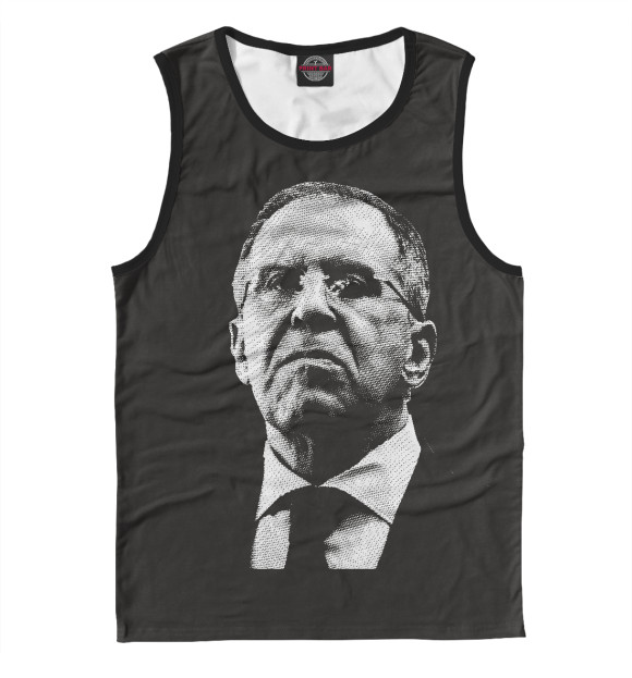 Мужская майка с изображением Мистер Нет! цвета Белый