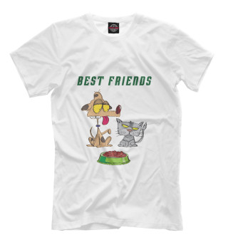 Мужская футболка Best friends